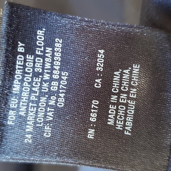 ANTHROPOLOGIE LEIFSDOTTIR Pleated Merle Dress, Color Navy Blue, Size 10P - Picture 12 of 14